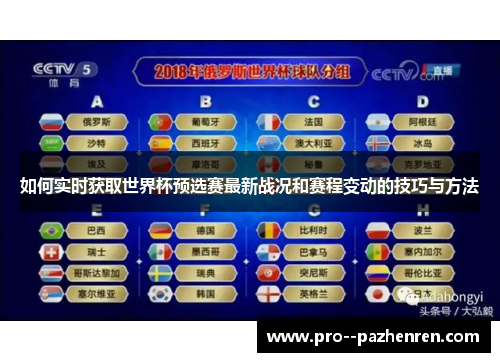 如何实时获取世界杯预选赛最新战况和赛程变动的技巧与方法